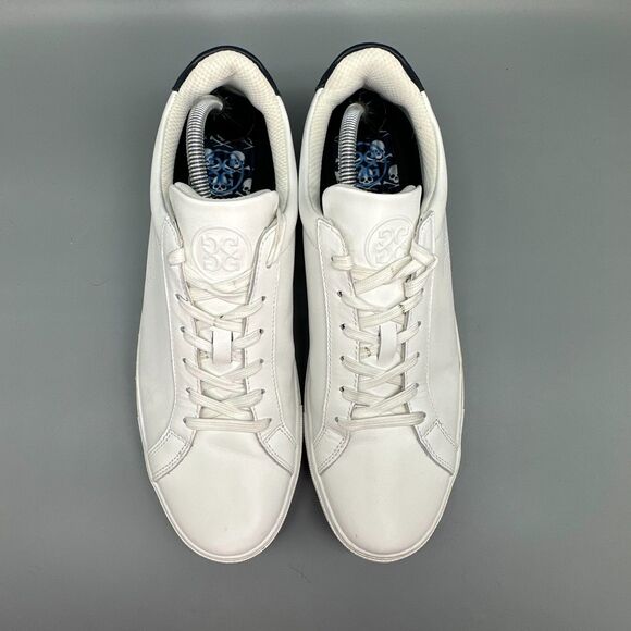 G/Fore Circle G Disruptor Men's 11.5 White Leather Lace-Up Low Top Golf Shoes - Picture 4 of 11